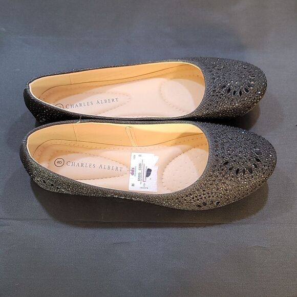BRAND NEW CHARLES ALBERT DRESS SLIP-ON BALLERINA FLATS - Picture 4 of 15